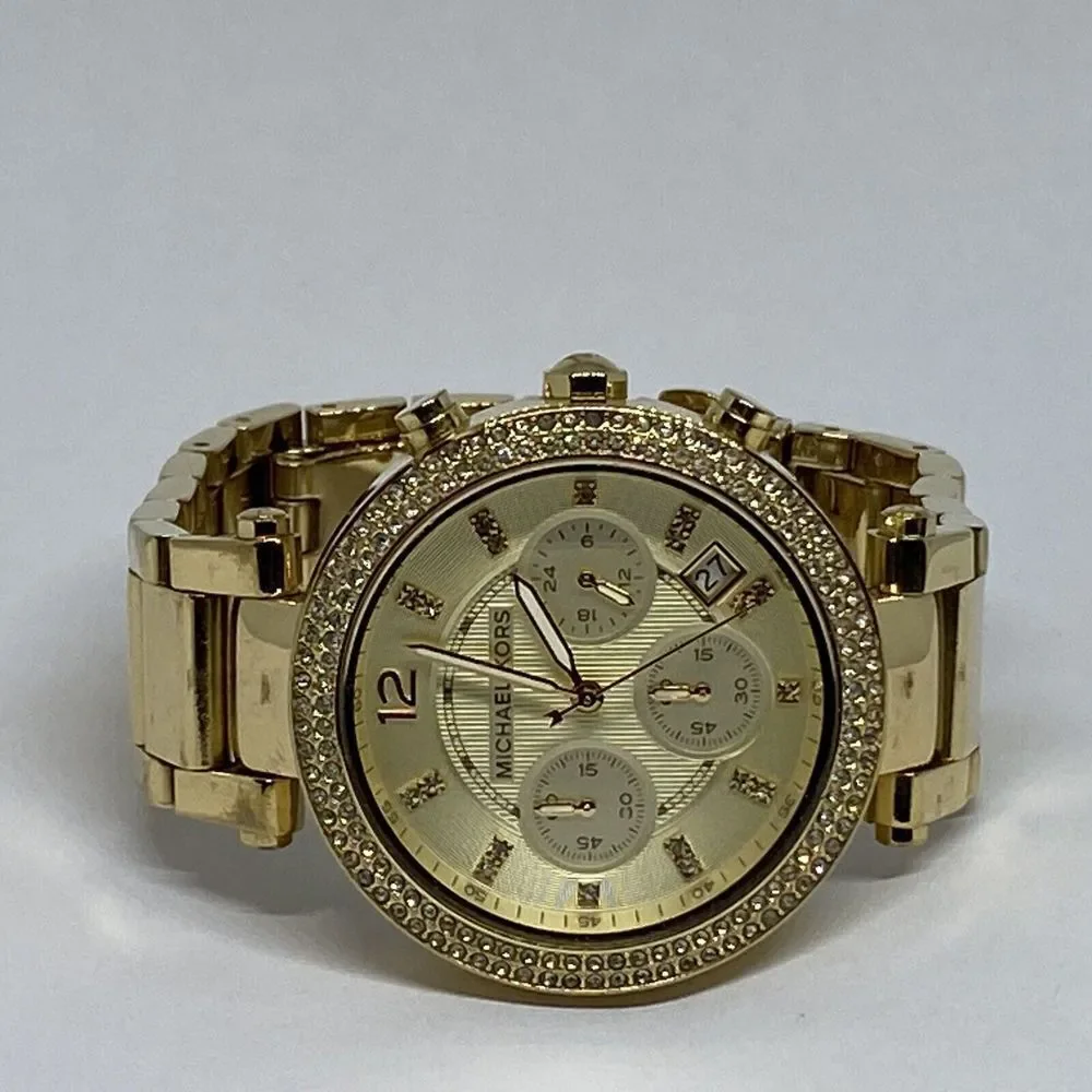 Michael Kors Parker MK5354 Women Stainless Steel Analog Dial Quartz Watch XR652 - Picture 7 of 12